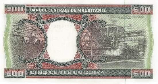 Mauretanien p8c 500 Ouguiya 2002